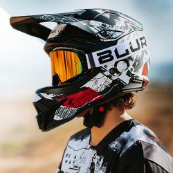  O'Neal O'NEAL 3Series Scarz cross buksisak fekete/fehr/piros 2023
