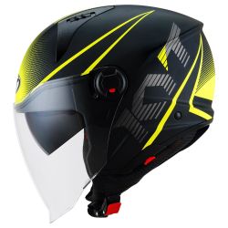  Suomy KYT SUOMY KYT D-CITY Colorful tra/robogs buksisak matt fekete/flu citrom 2024