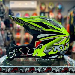  Suomy KYT SUOMY KYT Strike Eagle Stripe cross buksisak flu citrom/fekete
