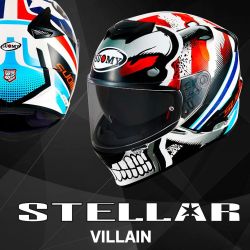 Suomy SUOMY STELLAR Villain speed buksisak piros/fehr/kk 2024