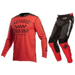  Fasthouse FASTHOUSE USA Carbon gyermek cross szett fekete/piros