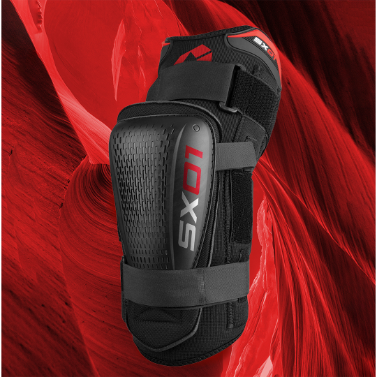  EVS EVS SX01 KNEE BRACE trdvd fekete/piros 2024